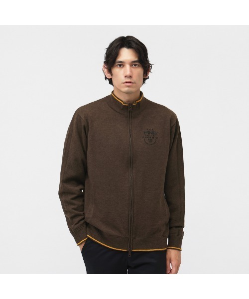 セール】ピン リバーシブルフルジップニットブルゾン（ブルゾン