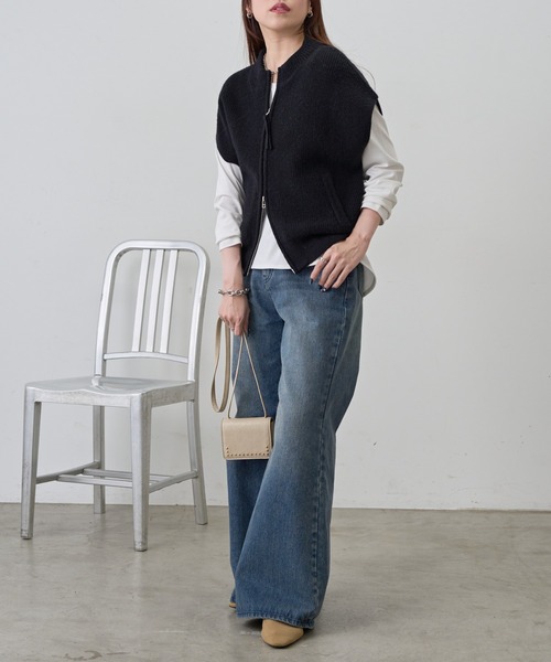 セール】片畦ジップアップベスト（ベスト）｜COLONY 2139（コロニー