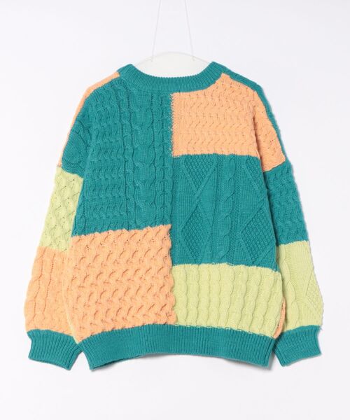 RODEO CROWNS WIDE BOWL（ロデオクラウンズワイドボウル）の「カスタムケーブルニット（ニット/セーター・レディース・ブルー系その他/ピンク系その他/ホワイト系その他・FREE）」の21枚目の写真