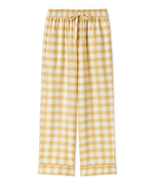 プレッピーネルチェックロングパンツ（ルームウェア/パジャマ