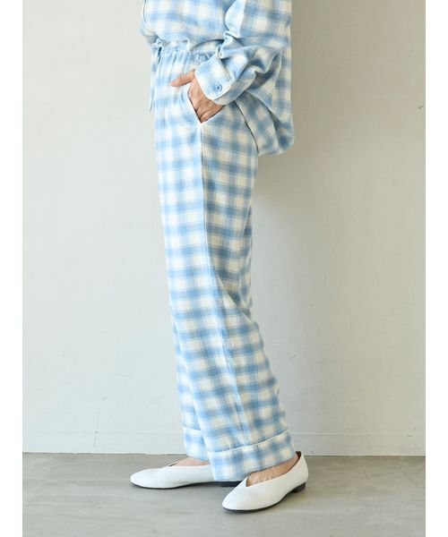 gelato pique（ジェラートピケ）の「プレッピーネルチェックロング