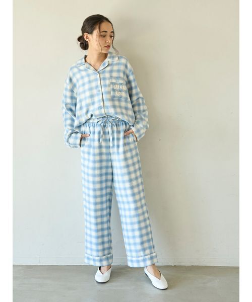 gelato pique（ジェラートピケ）の「プレッピーネルチェックロング