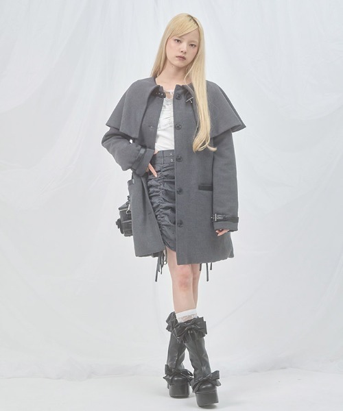 FickleBebe(フィクルベベ)の「フリルリボンショートブーツ(ブーツ・レディース・その他1/ブラック・SMALL/MEDIUM/LARGE)」の7枚目の写真