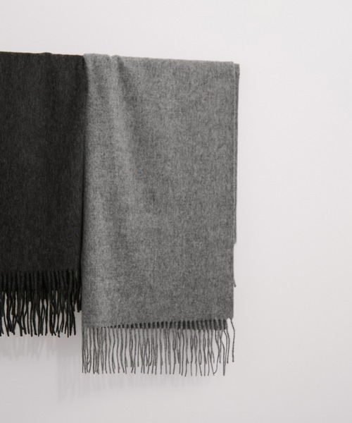 TWEED MILL（ツイードミル）の「【TWEEDMILL/ツイードミル】大判ストール（ストール/ショール・レディース・チャコールグレー/グレー/オフホワイト/ブラック系その他3/グレー系その他/ブルー系その他6/ベージュ系その他/グリーン系その他・FREE）」の22枚目の写真