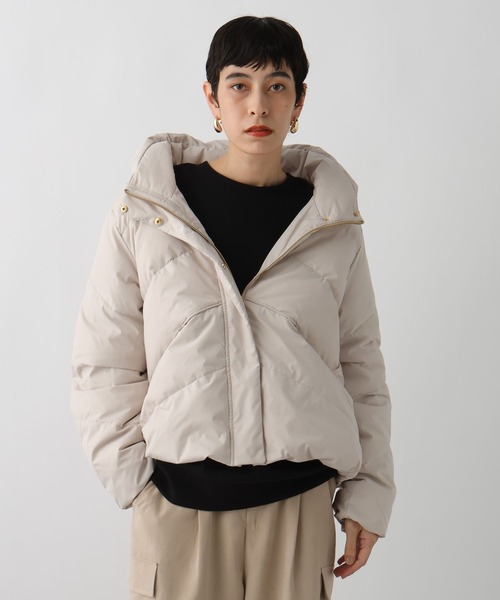 studio CLIP（スタディオクリップ）の「《ウタオ》ストレッチピュアダウン（ダウンジャケット/コート・レディース・シルバーグレー/ブラック/カーキ・FREE）」の2枚目の写真