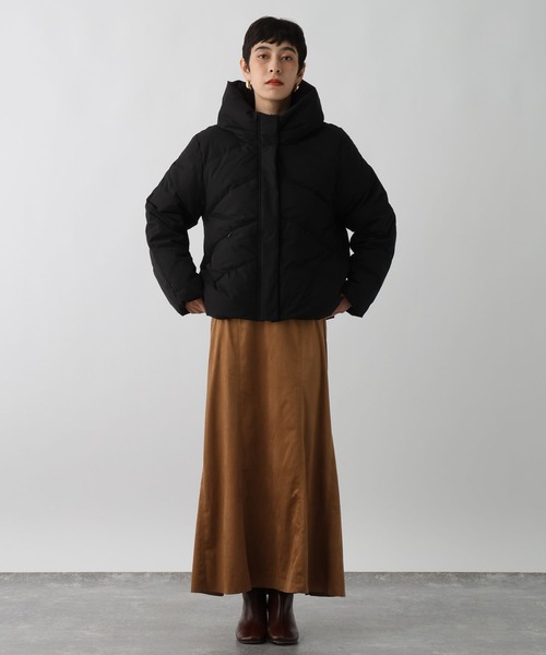 studio CLIP（スタディオクリップ）の「《ウタオ》ストレッチピュアダウン（ダウンジャケット/コート・レディース・シルバーグレー/ブラック/カーキ・FREE）」の14枚目の写真