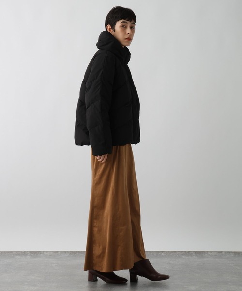 studio CLIP（スタディオクリップ）の「《ウタオ》ストレッチピュアダウン（ダウンジャケット/コート・レディース・シルバーグレー/ブラック/カーキ・FREE）」の15枚目の写真