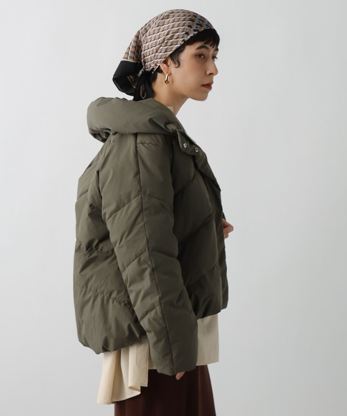 studio CLIP（スタディオクリップ）の「《ウタオ》ストレッチピュアダウン（ダウンジャケット/コート・レディース・シルバーグレー/ブラック/カーキ・FREE）」の18枚目の写真