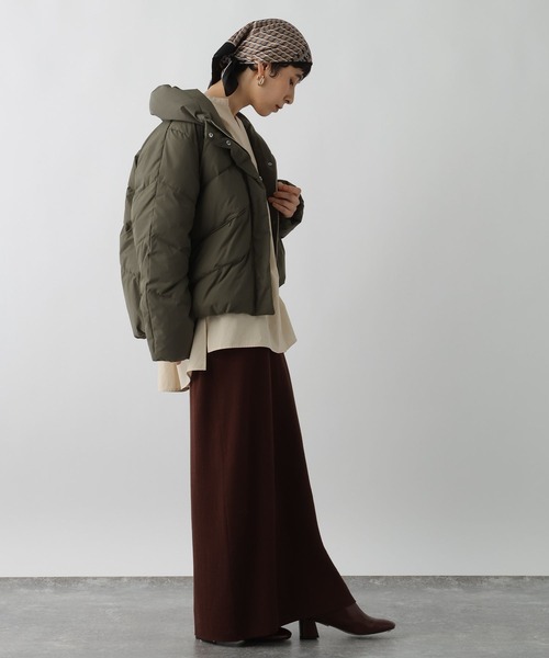 studio CLIP（スタディオクリップ）の「《ウタオ》ストレッチピュアダウン（ダウンジャケット/コート・レディース・シルバーグレー/ブラック/カーキ・FREE）」の21枚目の写真