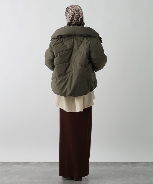 studio CLIP（スタディオクリップ）の「《ウタオ》ストレッチピュアダウン（ダウンジャケット/コート・レディース・シルバーグレー/ブラック/カーキ・FREE）」の22枚目の写真