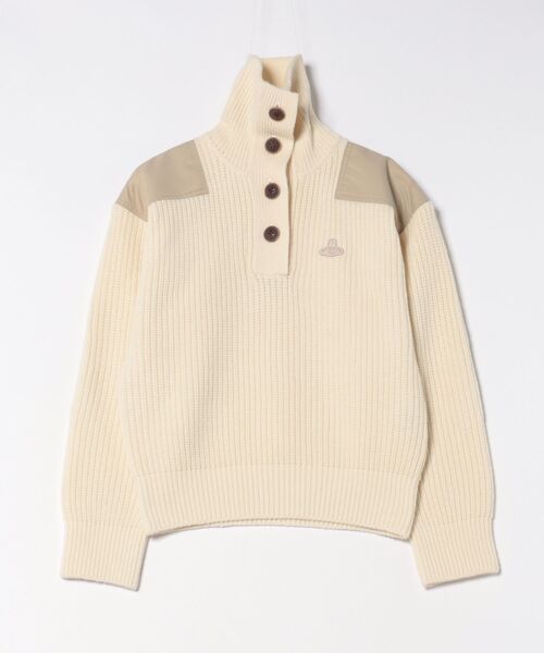 viviennewestwomod カーディガン ファインウール ベーシック ラウンドネックカーディガン(ブラック