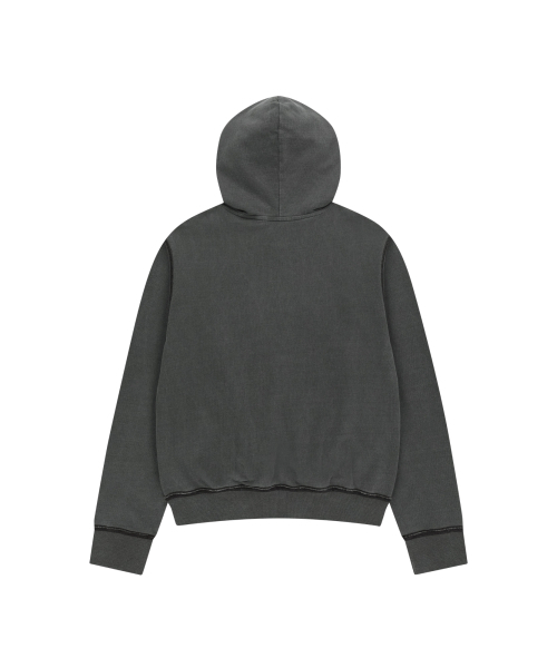 AAKAM（アーカム）の「Logo Patch Zip-Up Hoodie (Black)（パーカー・レディース・その他・1/2）」の2枚目の写真