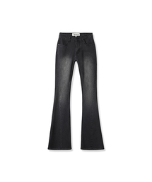 AVANDRESS | Shadow Line Bootscut Pants BLACK(デニムパンツ)