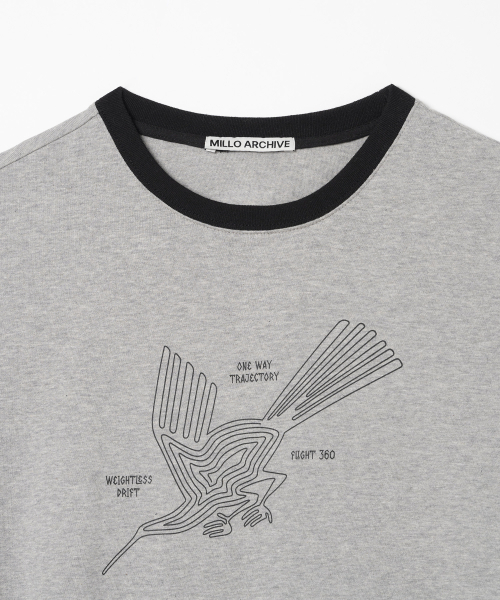 Millo Archive（ミロ アーカイブ）の「ナズカリンガーTシャツ[メランジグレー]（Tシャツ/カットソー・メンズ・その他・MEDIUM/LARGE/X-LARGE）」の2枚目の写真