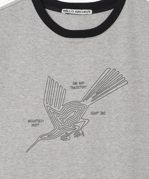 Millo Archive（ミロ アーカイブ）の「ナズカリンガーTシャツ[メランジグレー]（Tシャツ/カットソー・メンズ・その他・MEDIUM/LARGE/X-LARGE）」の3枚目の写真