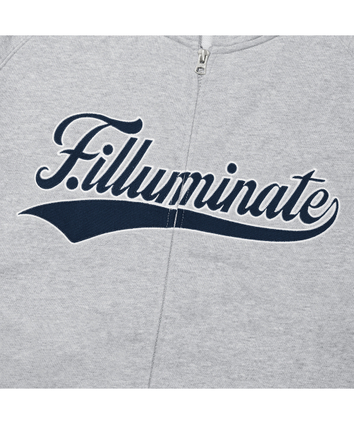 F.ILLUMINATE(フィルミネイト)の「シグネチャーウェーブロゴフードジップアップ-メランジグレー(パーカー・レディース・その他・SMALL/MEDIUM/LARGE)」の8枚目の写真
