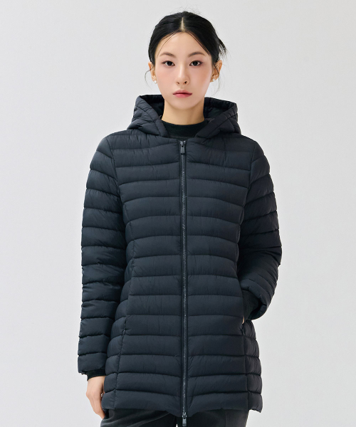CHASECULT(チェイスカルト)の「女性 軽量 ダウン ミドル キルティング ジャンパー-DFZG4753C09(ダウンジャケット/コート・レディース・チャコールグレー・90/85/95)」の6枚目の写真