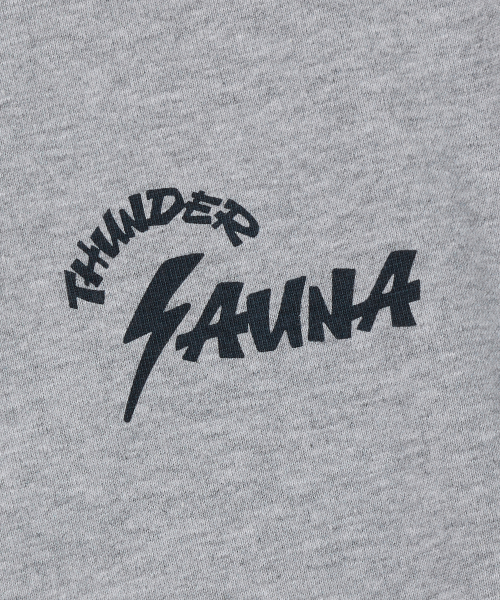 FRIZMWORKS(フリズムワークス)の「THUNDER SAUNA LOGO TEE _ GRAY(Tシャツ/カットソー・メンズ・その他・SMALL/MEDIUM/LARGE)」の4枚目の写真