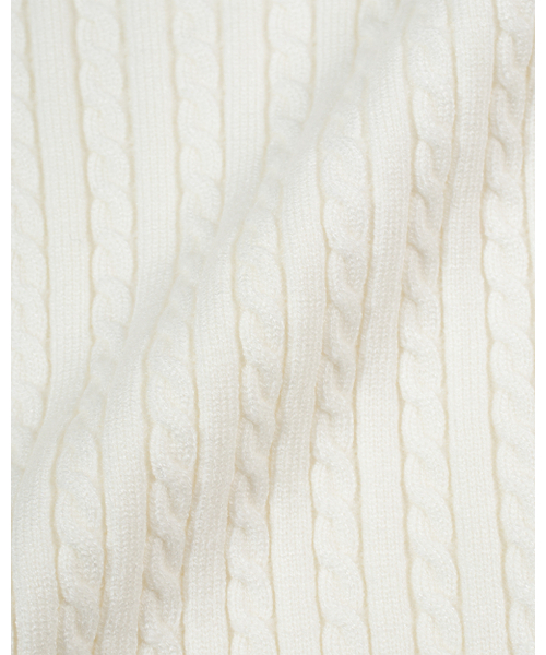 MOAA(モア)の「ケーブルボタンアップカーディガン(WHITE)(カーディガン/ボレロ・レディース・その他・SMALL/MEDIUM)」の4枚目の写真