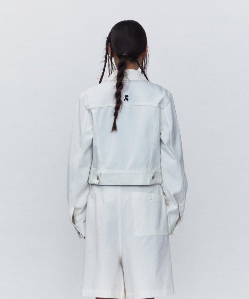 Rest&Recreation(レストアンドレクリエーション)の「RR CROP DENIM JACKET_WHITE(デニムジャケット・レディース・その他・SMALL/MEDIUM)」の3枚目の写真
