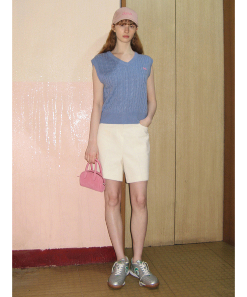 SINOON(シヌーン)の「CORDUROY HALF PANTS (IVORY)(その他パンツ・レディース・アイボリー・SMALL/MEDIUM)」の4枚目の写真