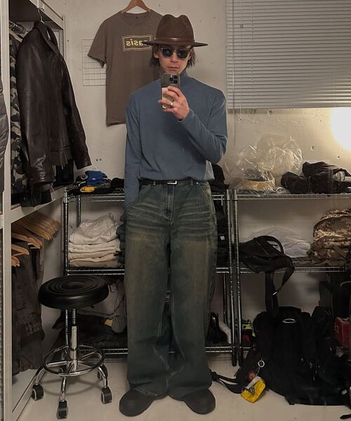 TRIP LE SENS(トリップ ル センス)の「ベーシックタートルネックポラニット_ブルー(ニット/セーター・メンズ・その他・SMALL/MEDIUM/LARGE)」の2枚目の写真