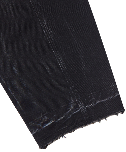 NOMANUAL（NOMANUAL）の「HALF & HALF DENIM PANTS - WASHED BLACK（デニムパンツ・レディース・その他・SMALL/MEDIUM/LARGE）」の7枚目の写真