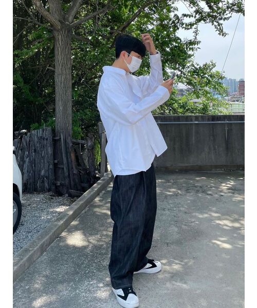 XERO（ゼロ）の「Clean Denim Deep Two Tuck Vertical Pants [Black]（デニムパンツ・メンズ・その他・LARGE/MEDIUM/SMALL/X-LARGE）」の6枚目の写真