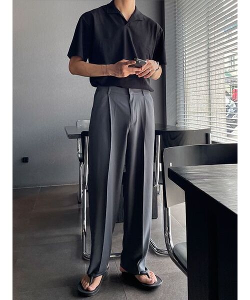 XERO（ゼロ）の「Clean Denim Deep Two Tuck Vertical Pants [Black]（デニムパンツ・メンズ・その他・LARGE/MEDIUM/SMALL/X-LARGE）」の8枚目の写真