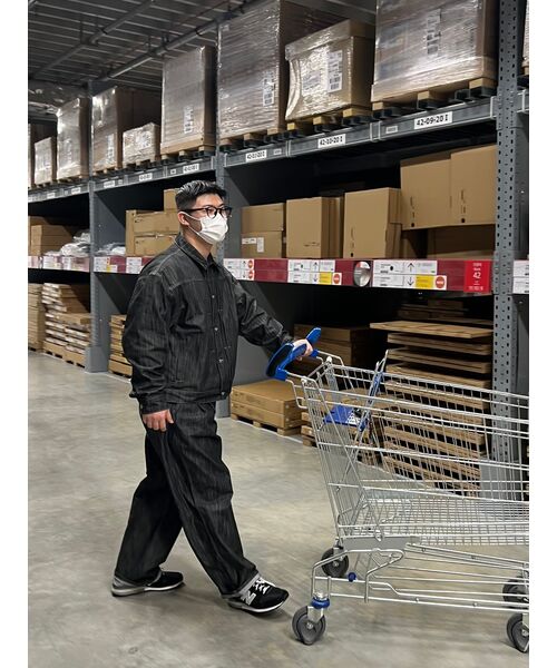 XERO（ゼロ）の「Clean Denim Deep Two Tuck Vertical Pants [Black]（デニムパンツ・メンズ・その他・LARGE/MEDIUM/SMALL/X-LARGE）」の9枚目の写真