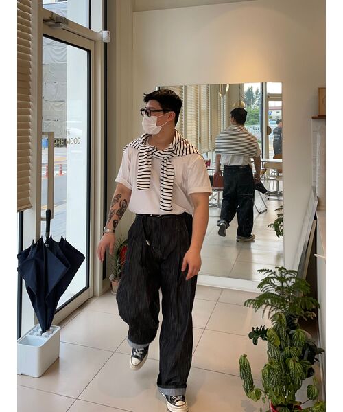 XERO（ゼロ）の「Clean Denim Deep Two Tuck Vertical Pants [Black]（デニムパンツ・メンズ・その他・LARGE/MEDIUM/SMALL/X-LARGE）」の11枚目の写真
