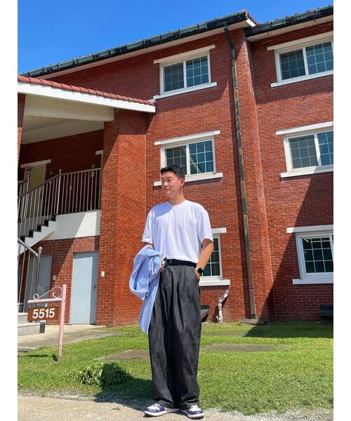 XERO（ゼロ）の「Clean Denim Deep Two Tuck Vertical Pants [Black]（デニムパンツ・メンズ・その他・LARGE/MEDIUM/SMALL/X-LARGE）」の2枚目の写真