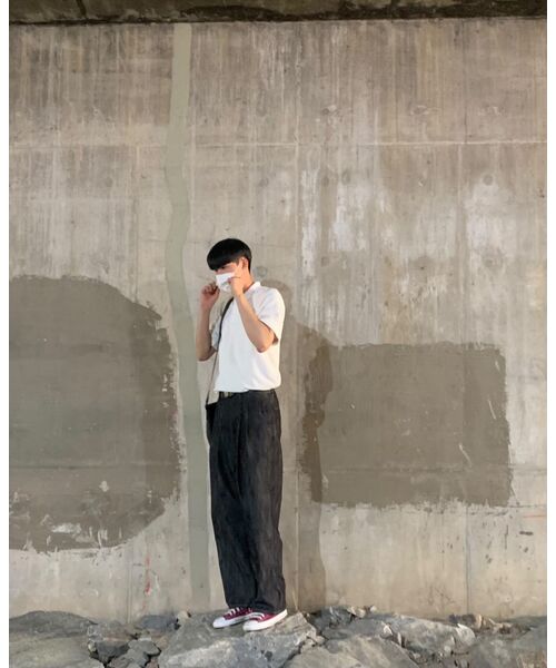 XERO（ゼロ）の「Clean Denim Deep Two Tuck Vertical Pants [Black]（デニムパンツ・メンズ・その他・LARGE/MEDIUM/SMALL/X-LARGE）」の4枚目の写真