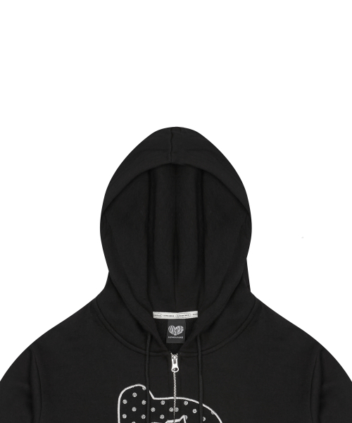 LUVISTRUE(ラヴイズトゥルー)の「GT R HOOD ZIP UP(BLACK)(パーカー・レディース・その他・FREE)」の2枚目の写真