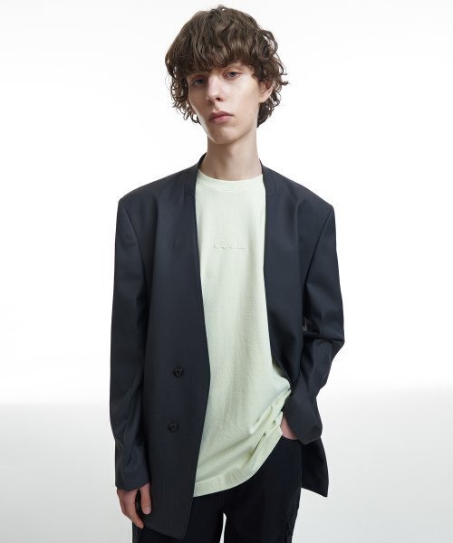 INSILENCE（インサイロンス）の「[INSILENCE x KKST] デタッチャブルウールブレザー CHARCOAL（テーラードジャケット・メンズ・その他・LARGE/MEDIUM/SMALL）」の5枚目の写真