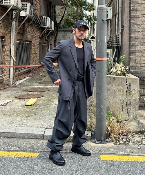 INSILENCE（インサイロンス）の「[INSILENCE x KKST] デタッチャブルウールブレザー CHARCOAL（テーラードジャケット・メンズ・その他・LARGE/MEDIUM/SMALL）」の11枚目の写真