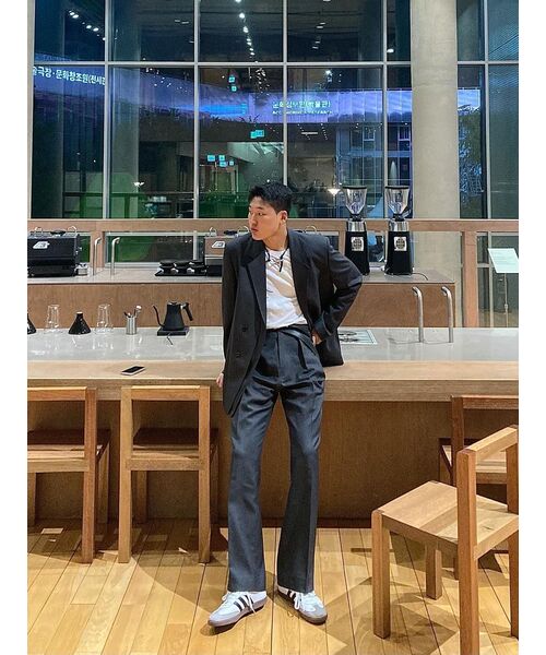 INSILENCE（インサイロンス）の「[INSILENCE x KKST] デタッチャブルウールブレザー CHARCOAL（テーラードジャケット・メンズ・その他・LARGE/MEDIUM/SMALL）」の16枚目の写真
