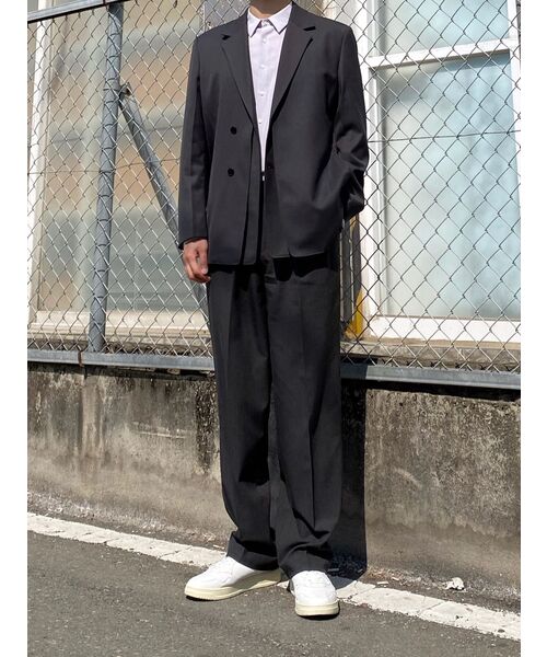 INSILENCE（インサイロンス）の「[INSILENCE x KKST] デタッチャブルウールブレザー CHARCOAL（テーラードジャケット・メンズ・その他・LARGE/MEDIUM/SMALL）」の20枚目の写真
