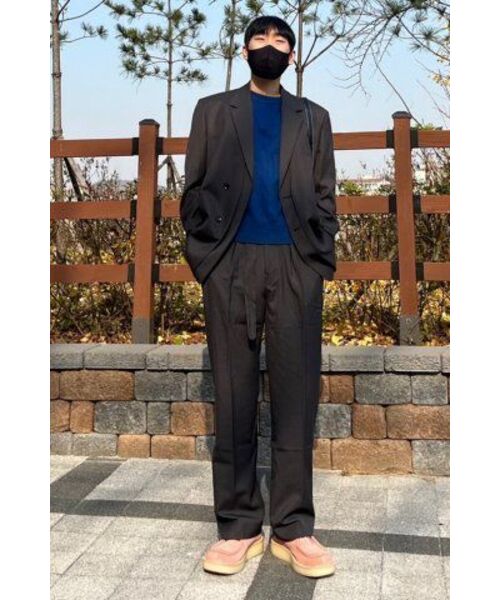 INSILENCE（インサイロンス）の「[INSILENCE x KKST] デタッチャブルウールブレザー CHARCOAL（テーラードジャケット・メンズ・その他・LARGE/MEDIUM/SMALL）」の21枚目の写真