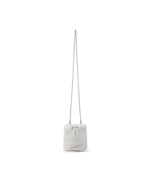 LAP（ラップ）の「FLUFFY POP CROSS BAG AR7ABA40（メッセンジャーバッグ・レディース・ダークブラウン/ピンク/アイボリー・FREE）」の2枚目の写真