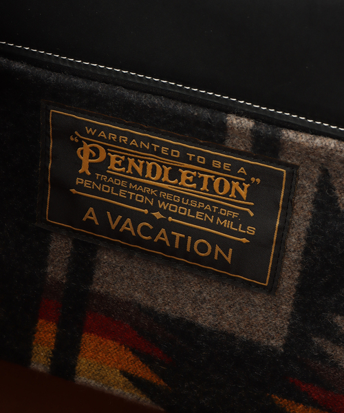 journal standard L'essage(ジャーナルスタンダードレサージュ)の「【A VACATION】TANK PENDLETON Harding Willa:バッグ(トートバッグ・レディース・ブラック・FREE)」の9枚目の写真