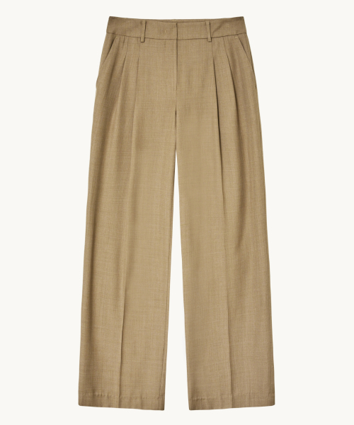LADY VOLUME（レディーボリューム）の「(今シーズン) ロングワイドスラックス (ベージュ)（スラックス・レディース・その他・SMALL/MEDIUM）」の2枚目の写真