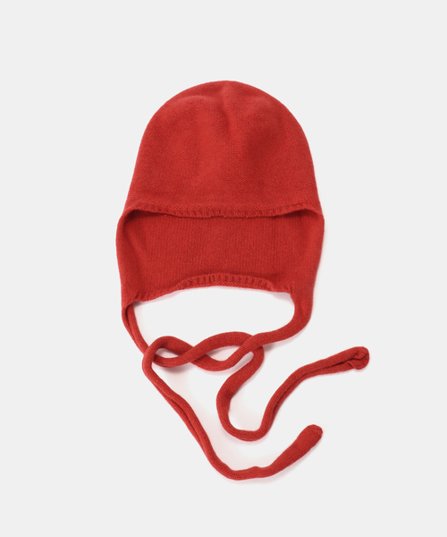 BASERANGE(ベースレンジ)の「Baserange/ベースレンジ TIER HOOD ACTHRC-AU25(ニットキャップ/ビーニー・レディース・レッド・FREE)」の2枚目の写真