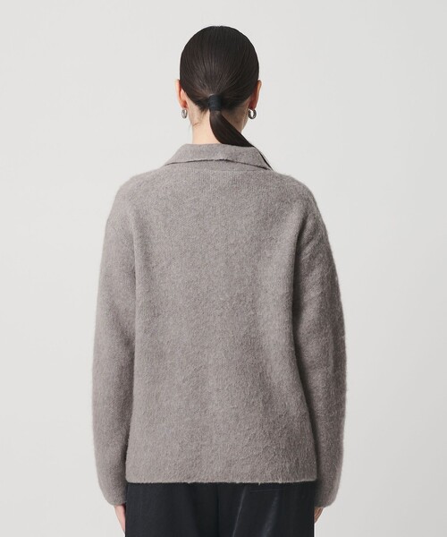 BEAUTY&YOUTH UNITED ARROWS（ビューティーアンドユースユナイテッドアローズ）の「チャイニーズラクーンブレンド ポケット シャツカーディガン（カーディガン/ボレロ・レディース・ダークグレー/グレー系/オフホワイト・FREE）」の15枚目の写真