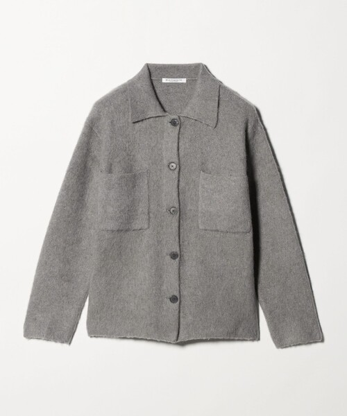 BEAUTY&YOUTH UNITED ARROWS（ビューティーアンドユースユナイテッドアローズ）の「チャイニーズラクーンブレンド ポケット シャツカーディガン（カーディガン/ボレロ・レディース・ダークグレー/グレー系/オフホワイト・FREE）」の16枚目の写真