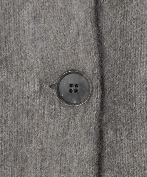 BEAUTY&YOUTH UNITED ARROWS（ビューティーアンドユースユナイテッドアローズ）の「チャイニーズラクーンブレンド ポケット シャツカーディガン（カーディガン/ボレロ・レディース・ダークグレー/グレー系/オフホワイト・FREE）」の21枚目の写真