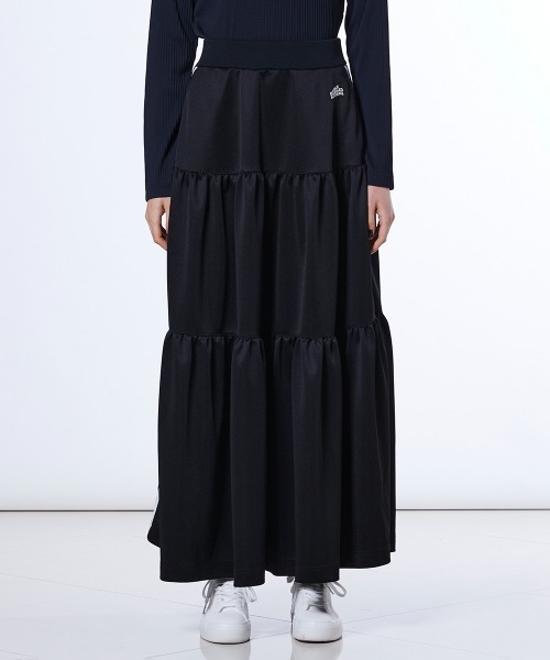 ESSENTIAL(エッセンシャル)の「ブライトキング トラックティアードスカート(スカート・レディース・ブラック/カーキ・36/38)」の14枚目の写真