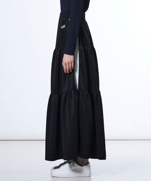 ESSENTIAL(エッセンシャル)の「ブライトキング トラックティアードスカート(スカート・レディース・ブラック/カーキ・36/38)」の15枚目の写真