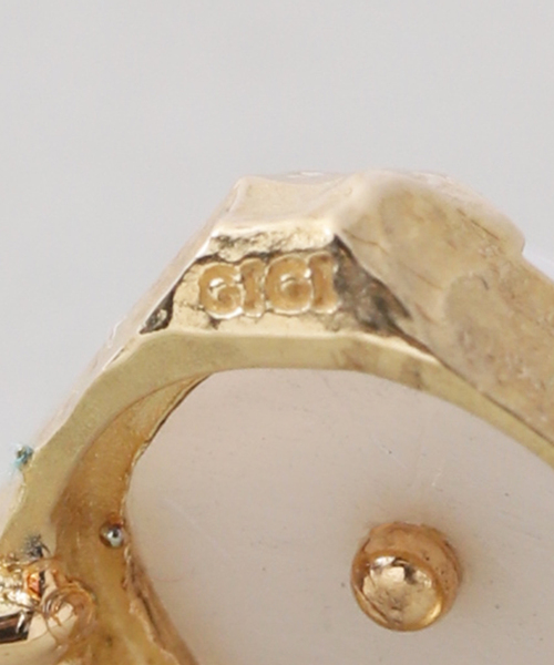 IENA（イエナ）の「GIGI/ジジ 別注 PEARL SQUARE RING EX（リング・レディース・ゴールド・11）」の10枚目の写真