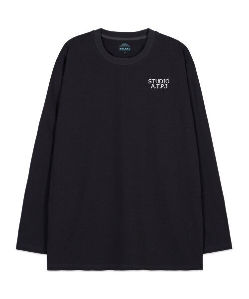 ASTRAL PROJECTION(アストラルプロジェクション)の「エイピースタジオ ビギン オーバーサイズ ロングスリーブTシャツ_チャコール(Tシャツ/カットソー・メンズ・その他・LARGE/MEDIUM/X-LARGE)」の2枚目の写真